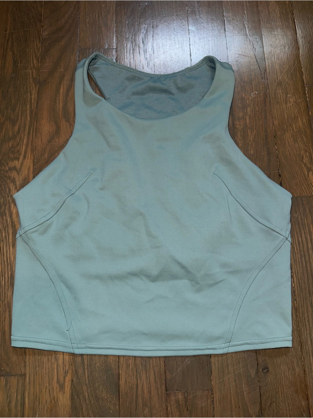 lululemon athletica High-Neck Crop Tank Top - Sage Green